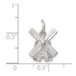 Sterling Silver Windmill Charm - Image 3