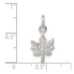 Sterling Silver Maple Leaf Charm - Image 3