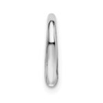 De-Ani Sterling Silver Rhodium-plated Polished Heart Slide - Image 2