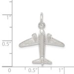 Sterling Silver Jet Charm - Image 4