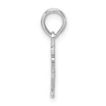 De-Ani Sterling Silver Rhodium-Plated Polished Bahamas Cruise Ship Pendant - Image 2