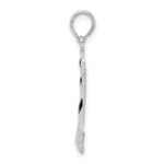 De-Ani Sterling Silver Rhodium-Plated Enameled Cape Hatteras Lighthouse Pendant - Image 2