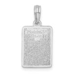 De-Ani Sterling Silver Rhodium-Plated Enameled Small Key West Mile 0 Pendant - Image 4