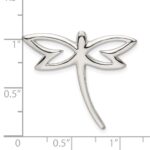Sterling Silver Polished Dragonfly Chain Slide - Image 3