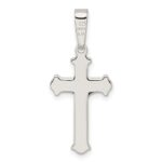 Sterling Silver Polished Crucifix Pendant - Image 3