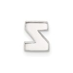 Sterling Silver E-coated Letter Z Slide Charm - Image 3