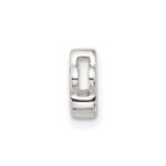 Sterling Silver E-coated Flower Slide Charm - Image 2