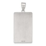 Sterling Silver Wheel of Fortune Tarot Card Pendant - Image 3