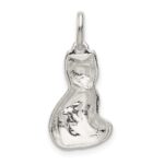 Sterling Silver Cat Charm - Image 4