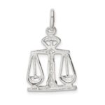 Sterling Silver Scales Of Justice Charm - Image 4