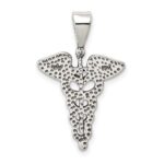 Sterling Silver Caduceus Charm - Image 4