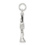 Sterling Silver Trumpet Charm - Image 2