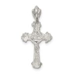 Sterling Silver INRI Crucifix Pendant - Image 4