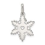 Sterling Silver Snowflake Charm - Image 4