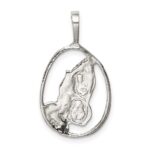 Sterling Silver Praying Hands Pendant - Image 4