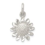 Sterling Silver Floral Charm