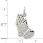 Sterling Silver Praying Hands Charm - Image 3