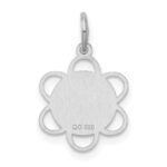 Sterling Silver Rhodium-plated Sweet Sixteen Disc Charm - Image 3
