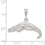 Sterling Silver Alligator Charm - Image 4