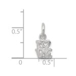 Sterling Silver Love Charm - Image 3