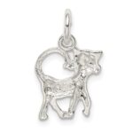 Sterling Silver Cat Charm - Image 4