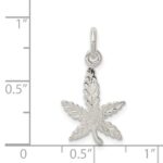 Sterling Silver Leaf Charm - Image 3