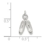 Sterling Silver Ballet Slippers Charm - Image 4