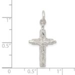 Sterling Silver INRI Crucifix Pendant - Image 3