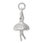 Sterling Silver Ballerina Charm - Image 2