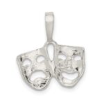 Sterling Silver Comedy/Tragedy Charm - Image 3
