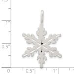 Sterling Silver Snowflake Charm - Image 3