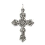 Sterling Silver Antiqued Cross Pendant