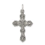Sterling Silver Antiqued Cross Pendant
