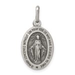 Sterling Silver Antiqued Miraculous Medal