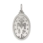 Sterling Silver Antiqued Miraculous Medal - Image 4