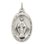 Sterling Silver Antiqued Miraculous Medal