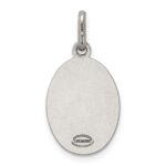 Sterling Silver Antiqued St. Christopher Medal - Image 4