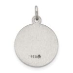 Sterling Silver Antiqued Saint Barbara Medal - Image 4