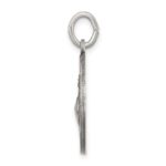 Sterling Silver Antiqued Saint Francis of Assisi Medal - Image 2