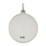 Sterling Silver Antiqued Saint Francis of Assisi Medal - Image 4