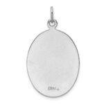 Sterling Silver Platinum-plated St. Joseph Medal - Image 4