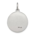 Sterling Silver Antiqued Saint Michael Medal - Image 4