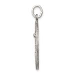 Sterling Silver Antiqued Saint Michael Medal - Image 2