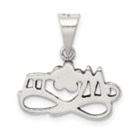 Sterling Silver Antiqued Mom Charm - Image 4