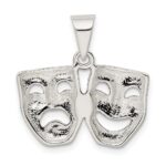 Sterling Silver Comedy/Tragedy Charm - Image 4