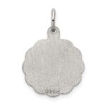Sterling Silver Rhodium-plated St. Christopher Medal Charm - Image 4