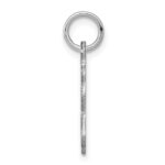 Sterling Silver Rhodium-plated United States Polished Charm - Image 2