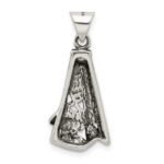 Sterling Silver Antiqued Oil Derrick Pendant - Image 4