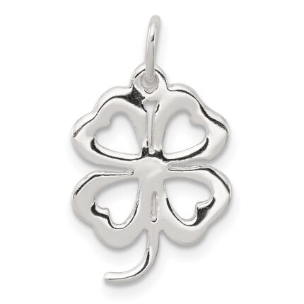 Sterling Silver 4-leaf Clover Charm