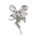 Sterling Silver Antiqued Fairy Chain Slide - Image 4